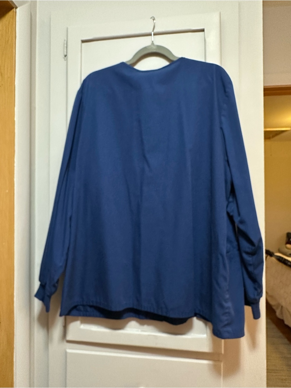 Cherokee Navy Blue Medical Scrub Jacket - Picture 3 of 3